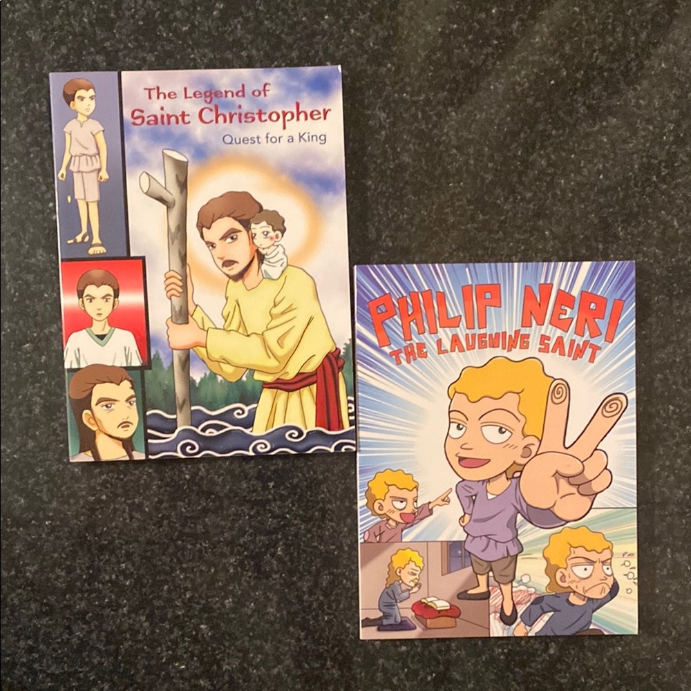 Saint Christopher and Philip Neri Comic Books
